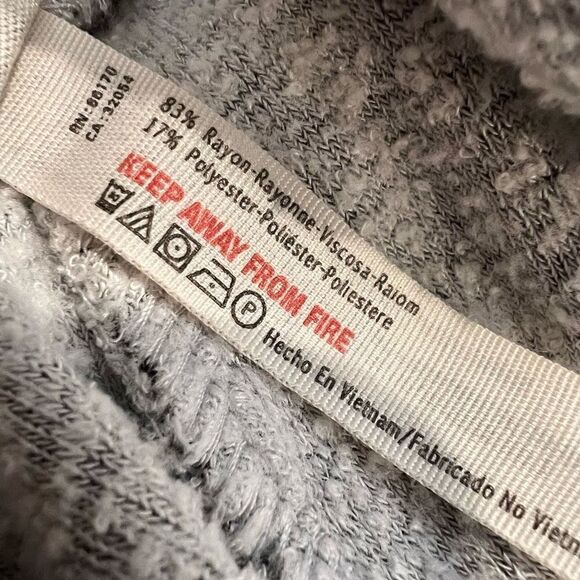 Free People Intimately All Day All Night Jogger Pants Gray Mixed Terry Size S - Picture 7 of 8